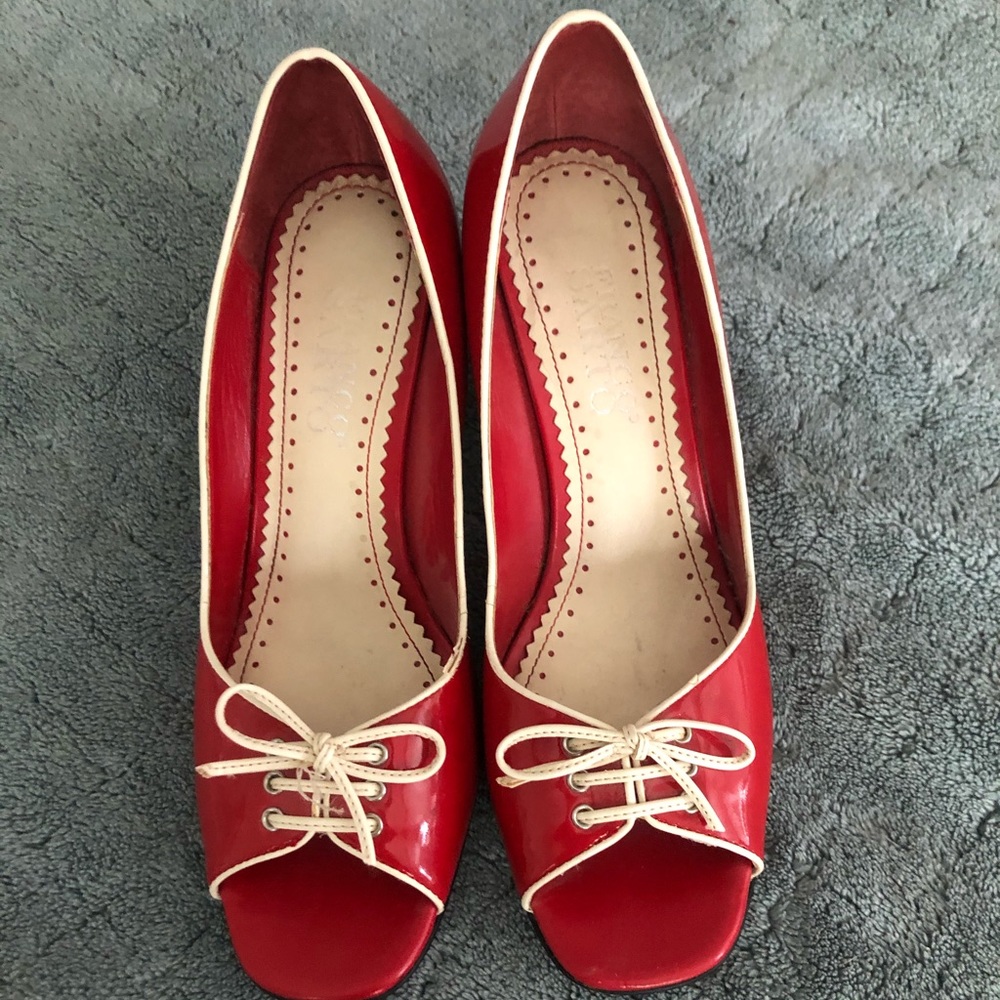 Franco Sarto red shoes